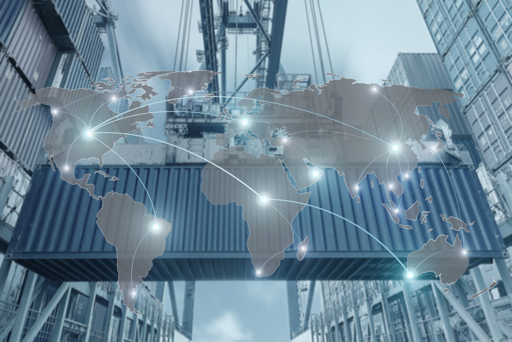global logistics enhanced by technology